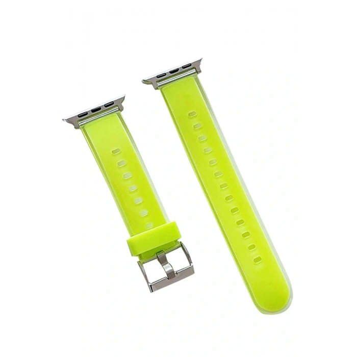 Watch 45mm Jelly Silikon Kordon - Yeşil