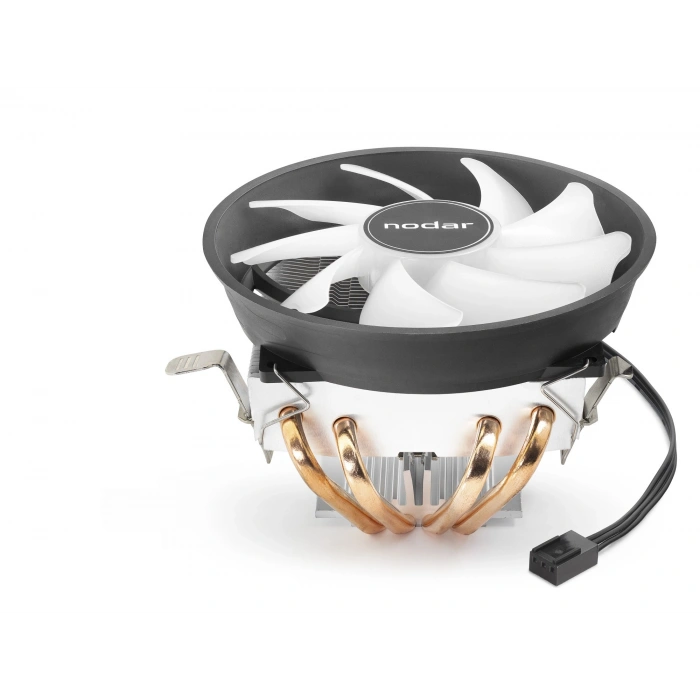 Cpu İşlemci Soğutucu 300 Serisi 4 Bakır Borulu - Siyah Beyaz ND2600