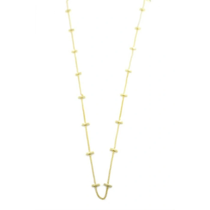 Çubuk Kolye - 45cm - Altın