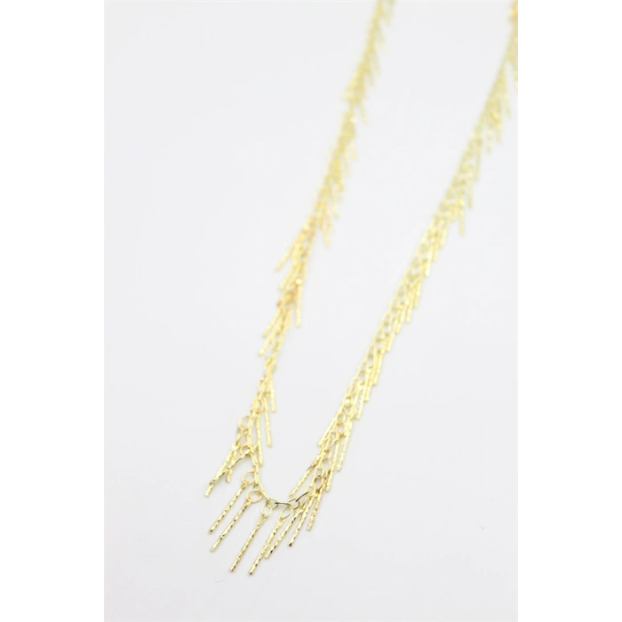 Çubuk Sallantılı  Kolye - Altın