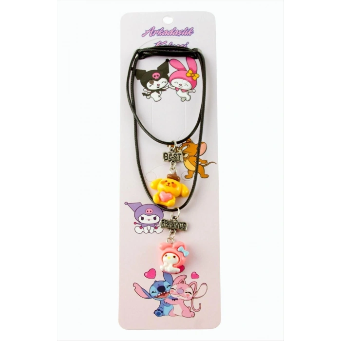 Çzgflm Karakteri Arkadaşlık Kolyeleri (Çift Kolye)