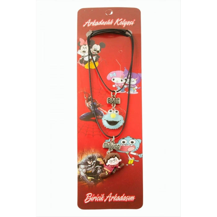 Çzgflm Karakteri Arkadaşlık Kolyeleri (Çift Kolye)