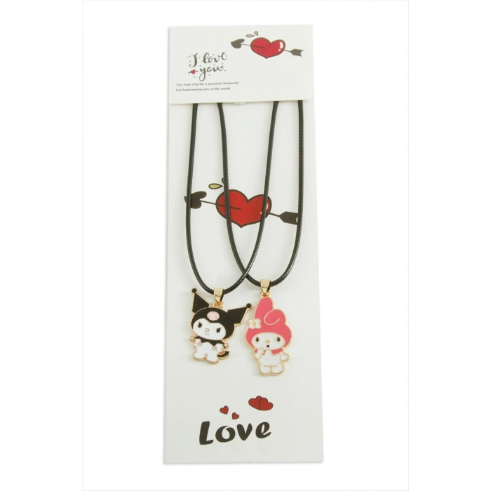 Çzgflm Karakteri Arkadaşlık Kolyesi (Çift Kolye)