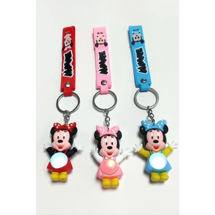 Çzgflm Karakteri Işıklı Silikon Anahtarlık