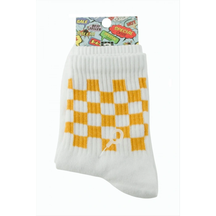 Dama Desenli Kolej Çorap 8*28
