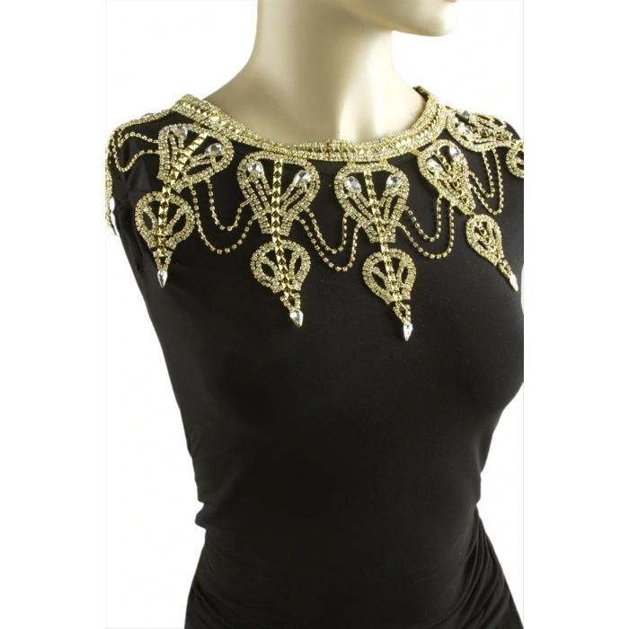 Damla Taşlı Omuz Kolyesi