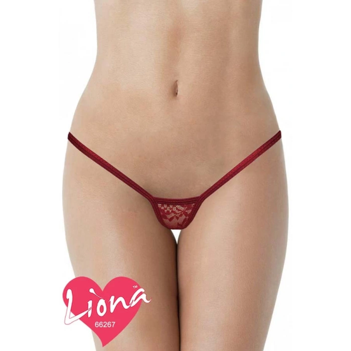  Dantelli Mini Büyük Beden Tanga