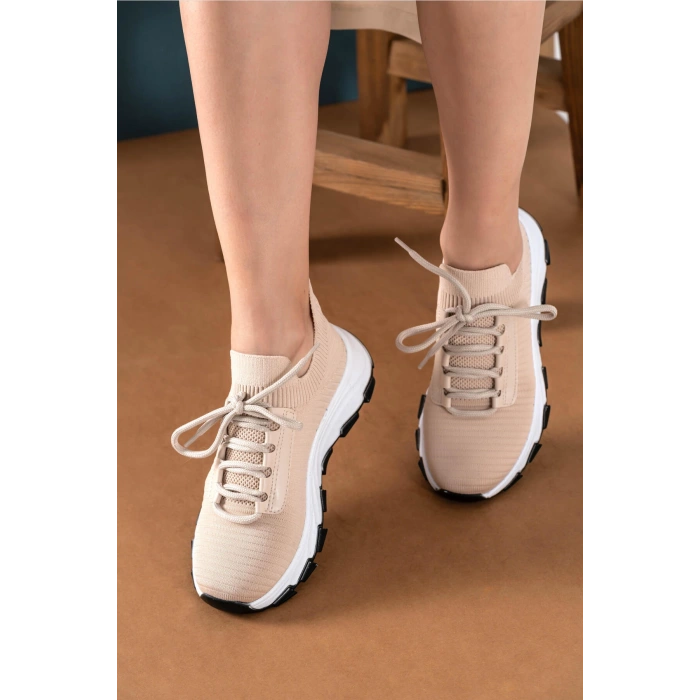 Darlene Bej Triko Spor Ayakkabı