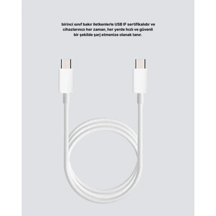 Dayanıklı Dış Kaplamalı 30w 5.0a Type-c Hızlı Şarj Ve Data Kablosu