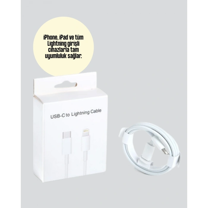 Dayanıklı Tpe Lightning Kablo – 30w Hızlı Şarj Ve Veri Transferi