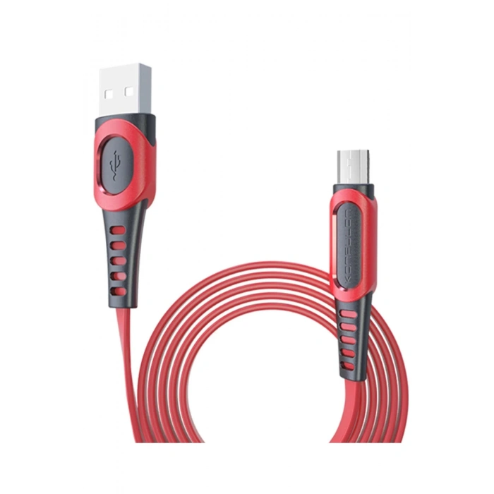 DC01 Süper Hızlı Micro USB Kablo 1M 2.4A - Kırmızı