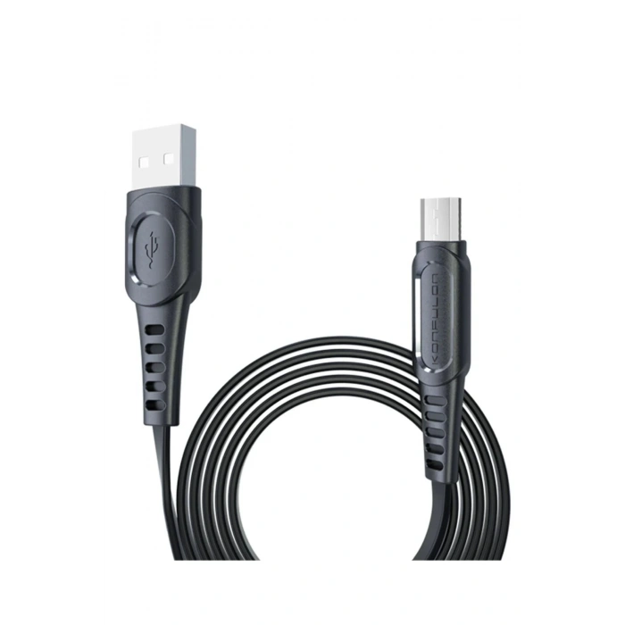 DC01 Süper Hızlı Micro USB Kablo 1M 2.4A - Siyah