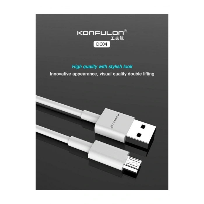 DC04 Süper Hızlı Micro USB Kablo 1M 2A
