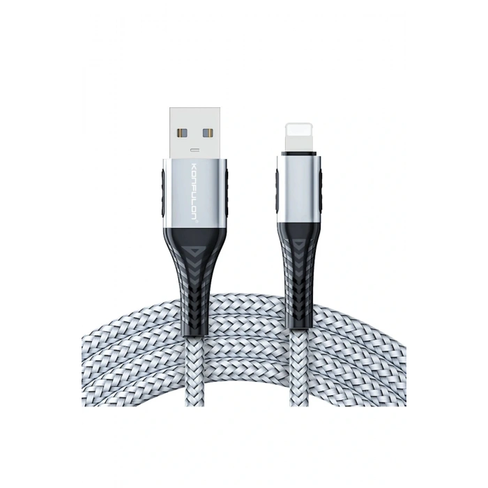 DC33 Usb 3.0 to Lightning 1M Tel Örgü 60W Kablo - Gümüş