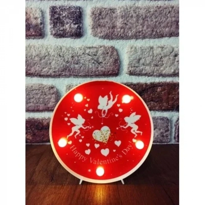 Dekoratif 3D Led Lamba Aşk Perisi Temalı Led Lamba
