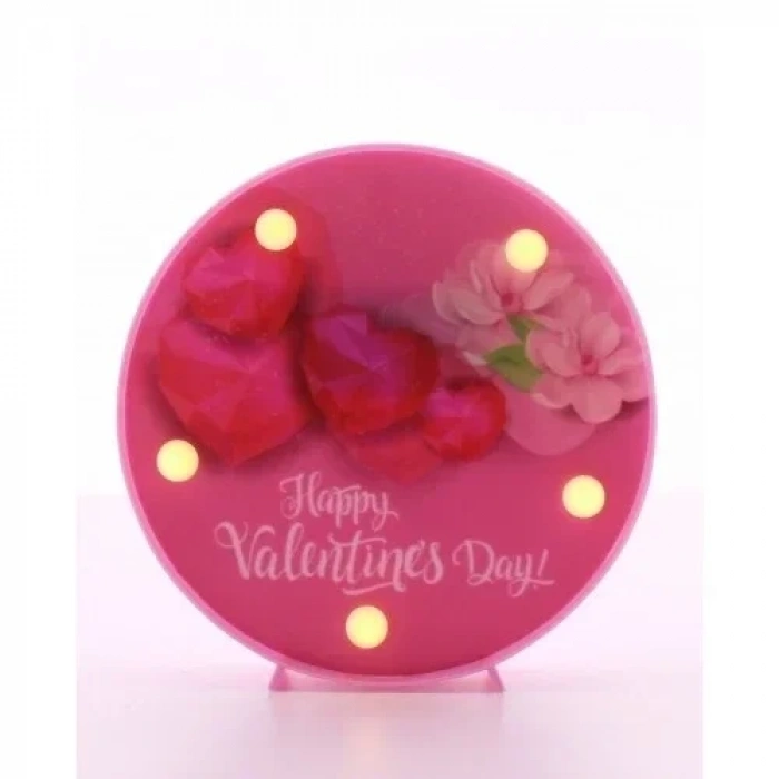 Dekoratif 3D Led Lamba Valentines Day Led Lamba