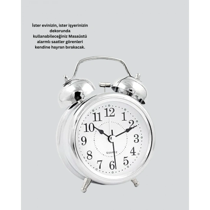 Dekoratif Gümüş Saat