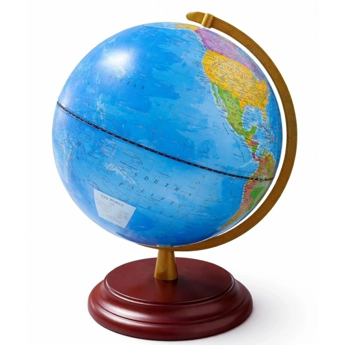 Dekoratif Işıklı Masa Üstü Dünya Küre Alk5262