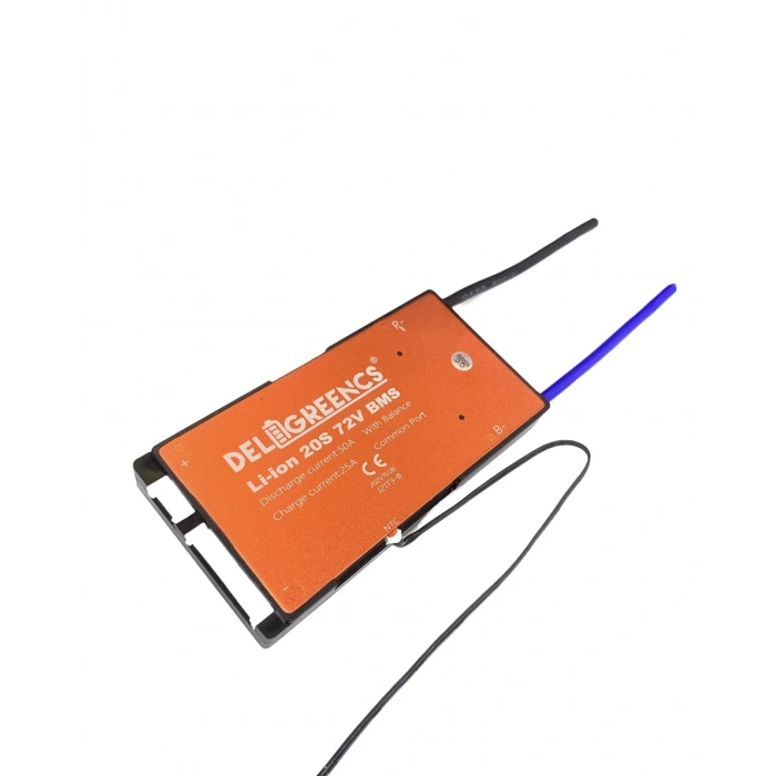Deligreencs - 20S  50A LI-ION BMS KARTI SENSÖRLÜ ORTAK PORT