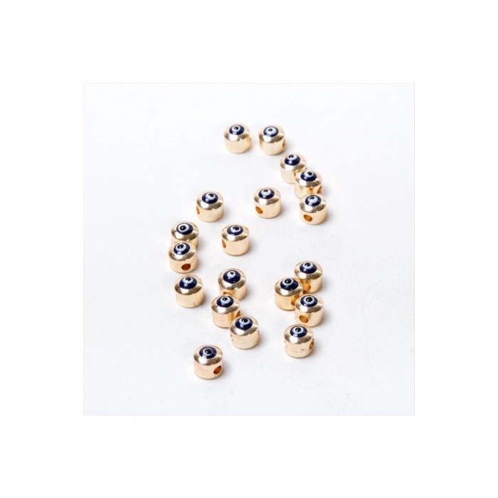 Delikli Nazar Boncuklu Metal Ara Aparat