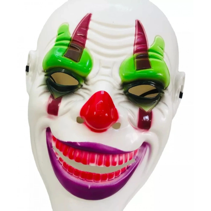 Delirten Gülüş Psikopat Palyaço Temalı Joker Maskesi (4887)