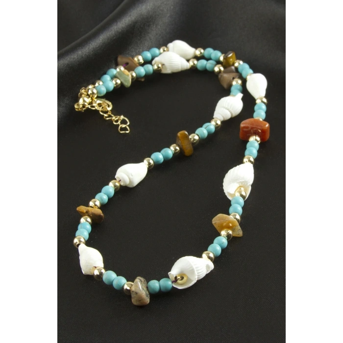 Deniz Kabuğu Boncuk Kolye