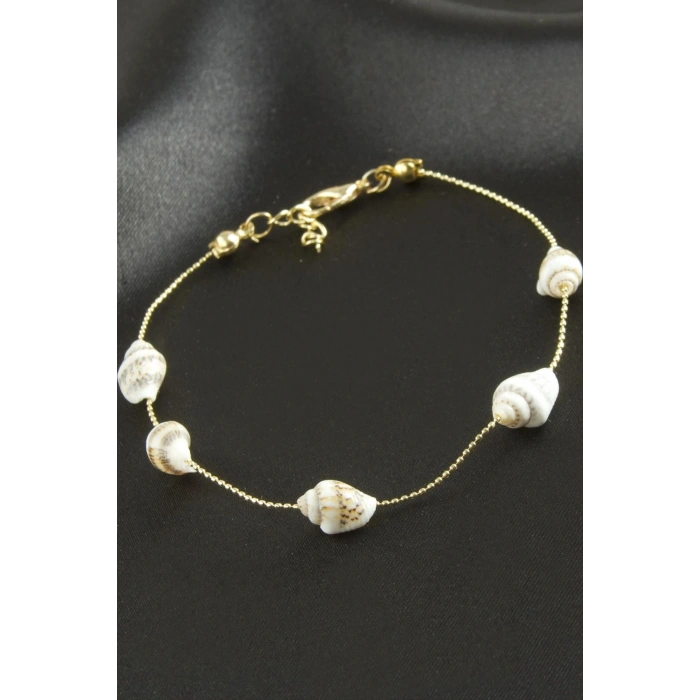 Deniz Kabuğu Zincir Bileklik