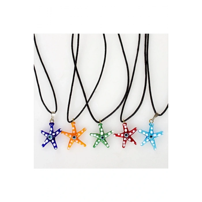 Deniz Yıldızı Cam Kolye