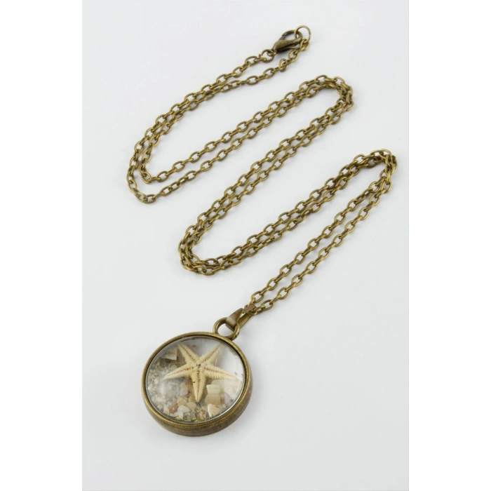 Deniz Yıldızı Canlı Kolye