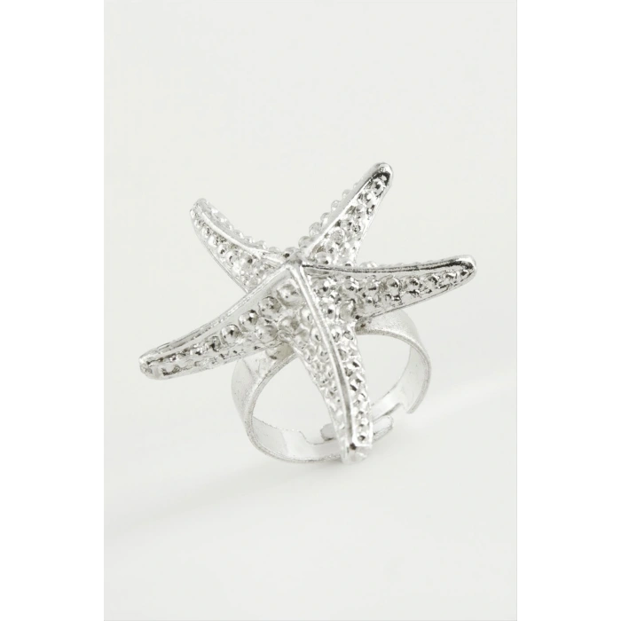 Deniz Yıldızı Metal Yüzük