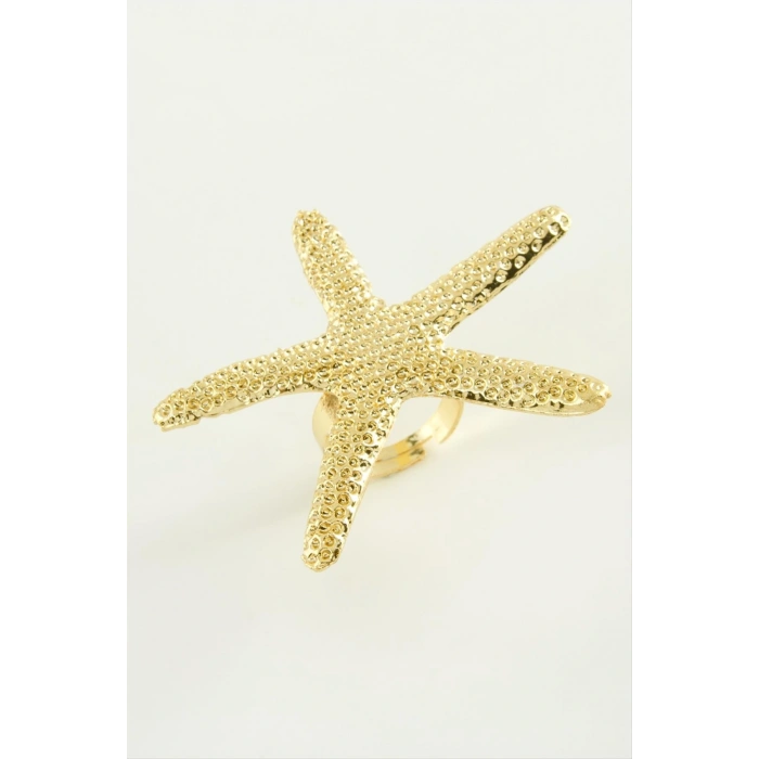 Deniz Yıldızı Metal Yüzük