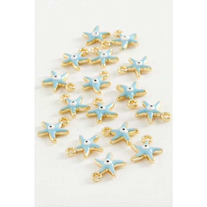 Deniz Yıldızı Tek Kulplu Mineli Bileklik ve Kolye Ucu Aparatı 1 Adet