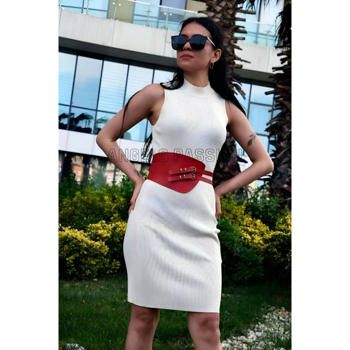Deri Korse Kemer, Elbise Kemeri, T-shirt Kemeri - Brf604