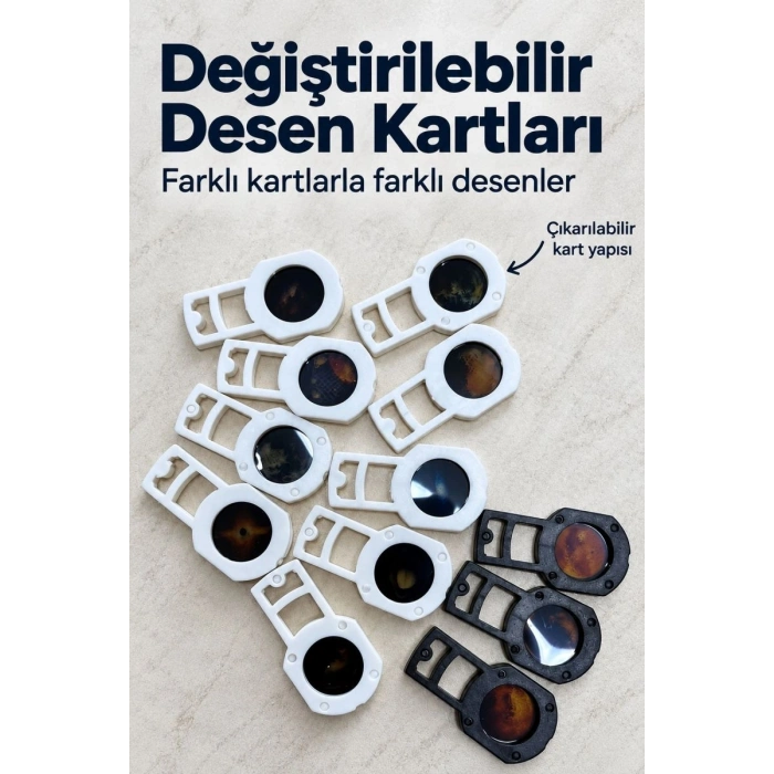 Desenli Projeksiyon Lambası Bilgisayar Usb Girişinden Kullanımlı