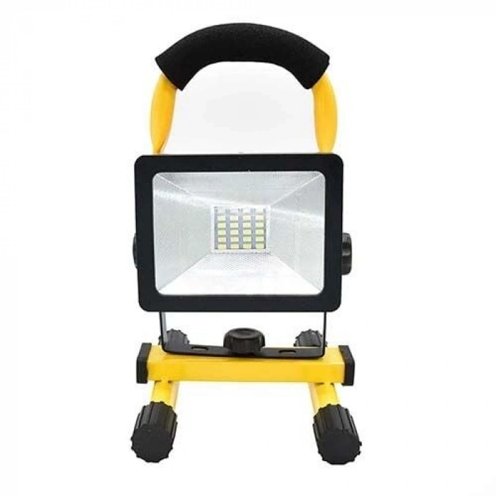 Dev Projektör Şarjlı Spot Lamba Projektör