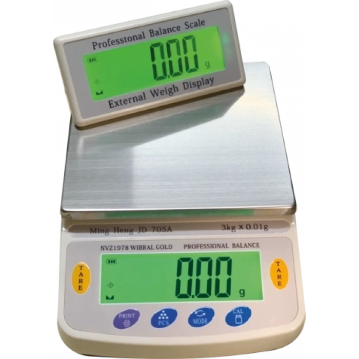 Diamond Dijital Göstergeli Çift Ekran Hassas Terazi Nvz-1978 (3 Kg-0.01)