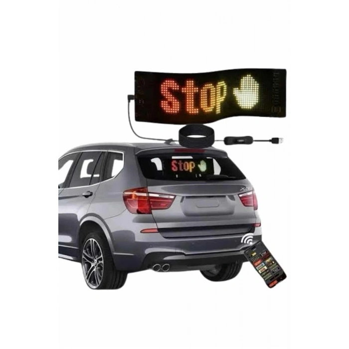 Digital Araba Yazısı Ekran Matrix En Büyük Boy Matrix Led Panel 19*96 Pıxel