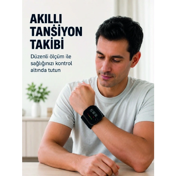 Dijital Bilek Tipi Tansiyon Ölçüm Cihazı Hafızalı Tasarım