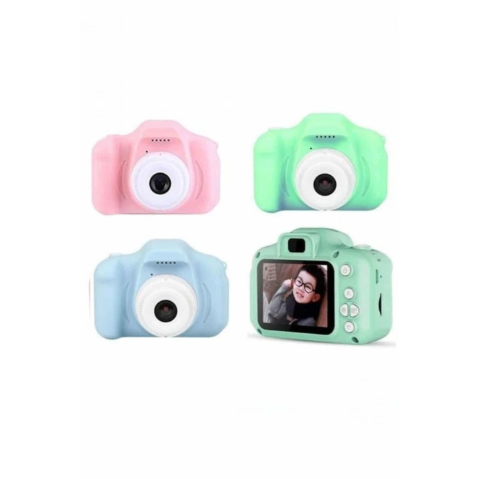 Dijital Fotoğraf Makinesi Çocuk Mini 1080p Hd Kaliteli Renkli