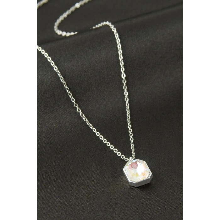 Dikdörtgen Çelik Kolye