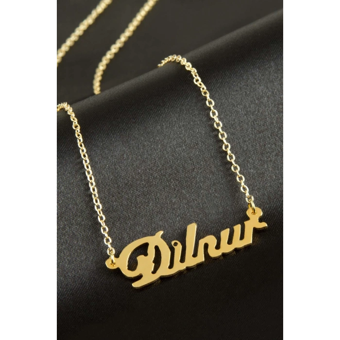 Dilnur İsimli Kolye (Kişiye Özel)