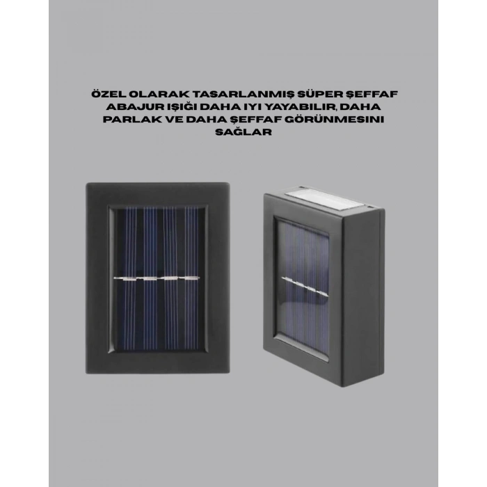 Dış Mekan Güneş Paneli İle Aydınlatma Lambası