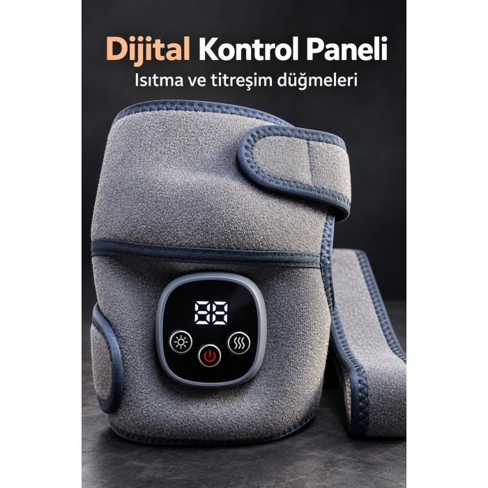 Diz Omuz ve Dirsek İçin Isıtmalı Masaj Bandı