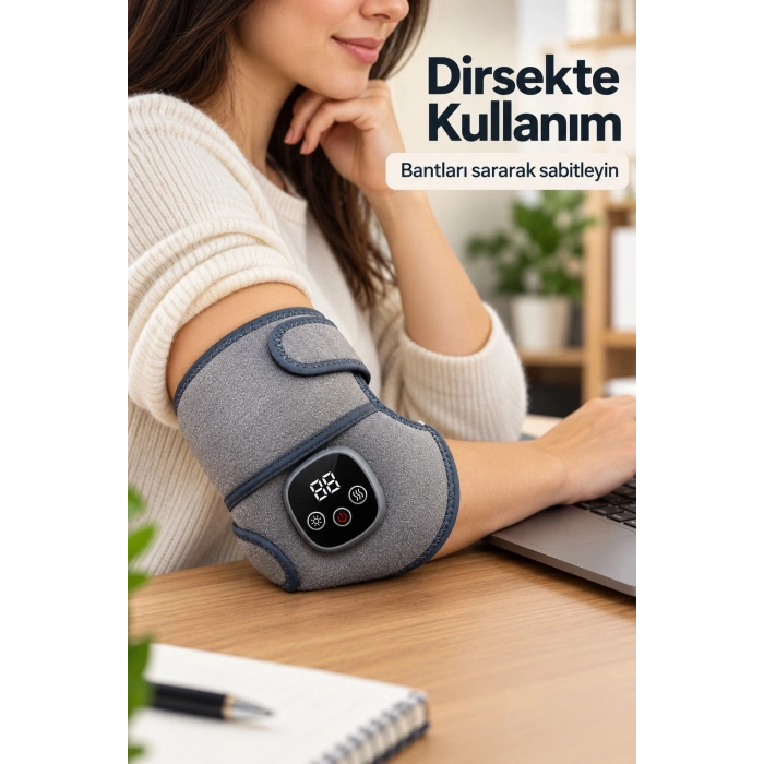 Diz Omuz ve Dirsek İçin Isıtmalı Masaj Bandı