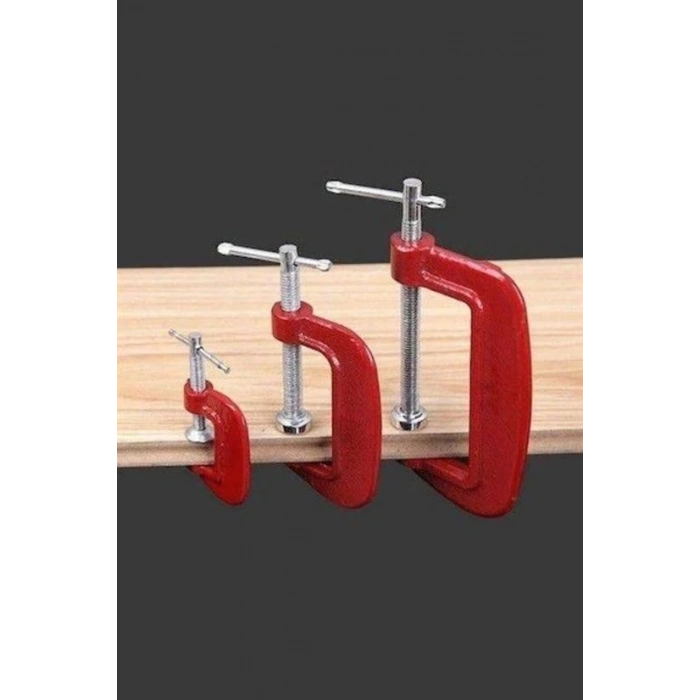 Doğrama Ve Metal Sıkma Sıkıştırma İçin 3lü Mini Mengene Aparat