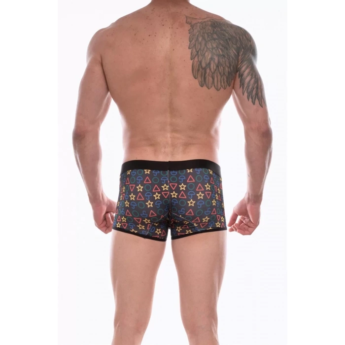 Don Moris Erkek  Desenli Mini Boxer