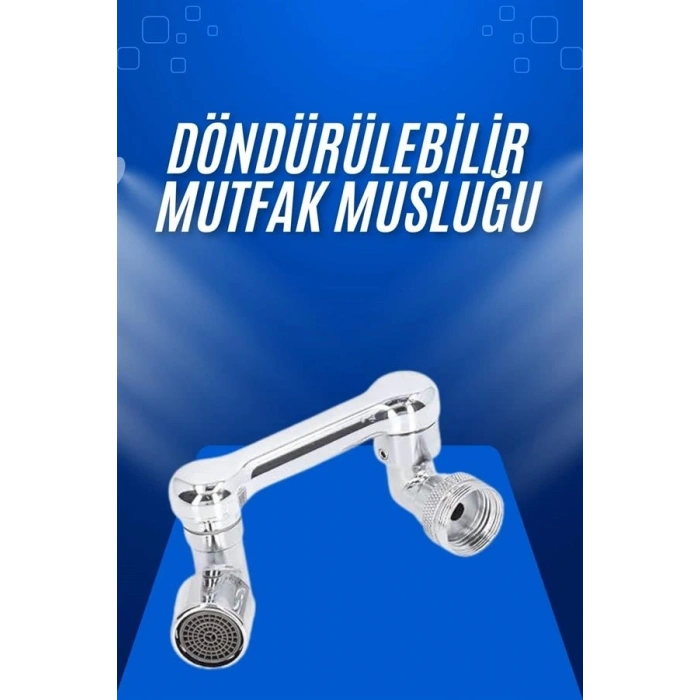 Döndürülebilir Musluk Mutfak Banyo Musluk Ucu Başlığı 4 Filtreli