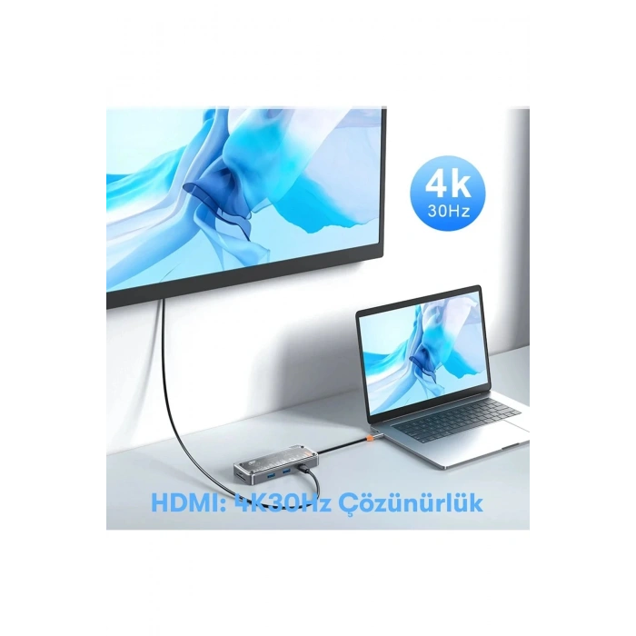 Dönüştürücü 10in1 Hub SW10V - Gri