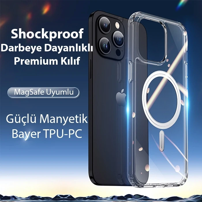Dux Ducis Clin Mag Series İphone 15 Pro Magsafe Uyumlu Manyetik Silikon Kılıf