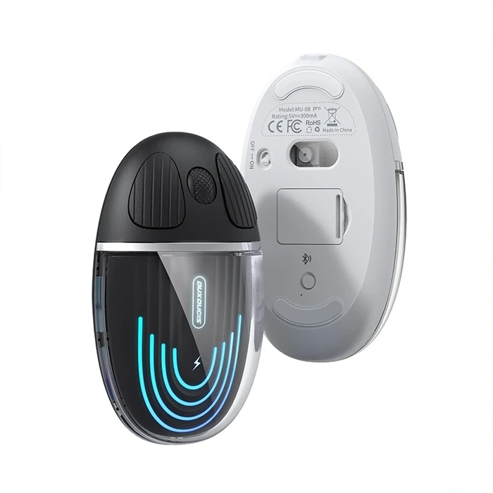 Dux Ducis Cm Series Kablosuz Bluetooth 2.4ghz Şeffaf Mouse